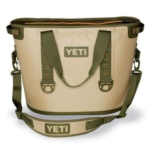 Yeti Hopper 30 Cooler Bag. Field Tan/Blaze Orange.